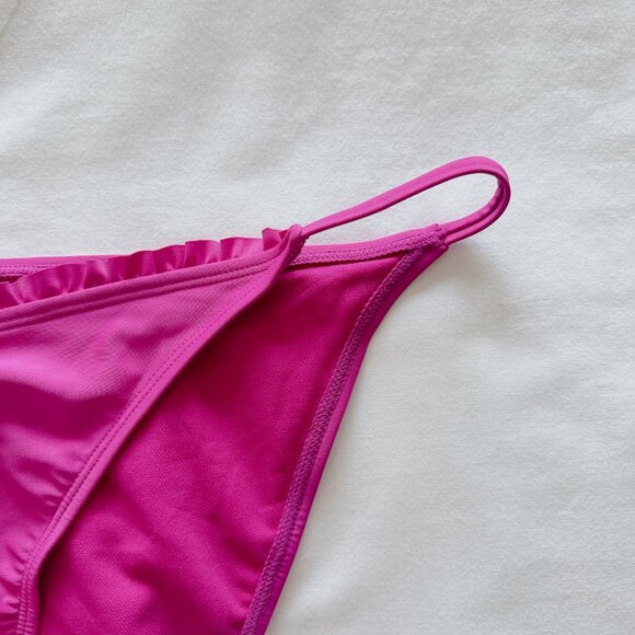 Wild Fable NWT purple low rise high leg cheeky bikini bathing suit bottoms XL - Picture 6 of 14